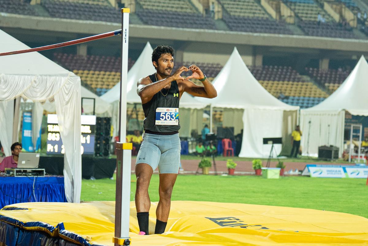 Tejaswin registered his decathlon Personal Best in the high jump event.