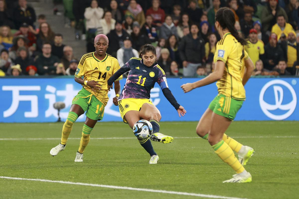 Colombia’s Catalina Usme got the breakthrough with a composed finish inside the box to unlock a previously impenetrable Jamaican defence.