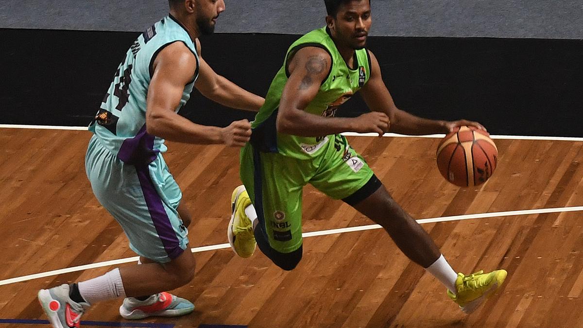 National Basketball League Abhishek’s threepoint show sinks