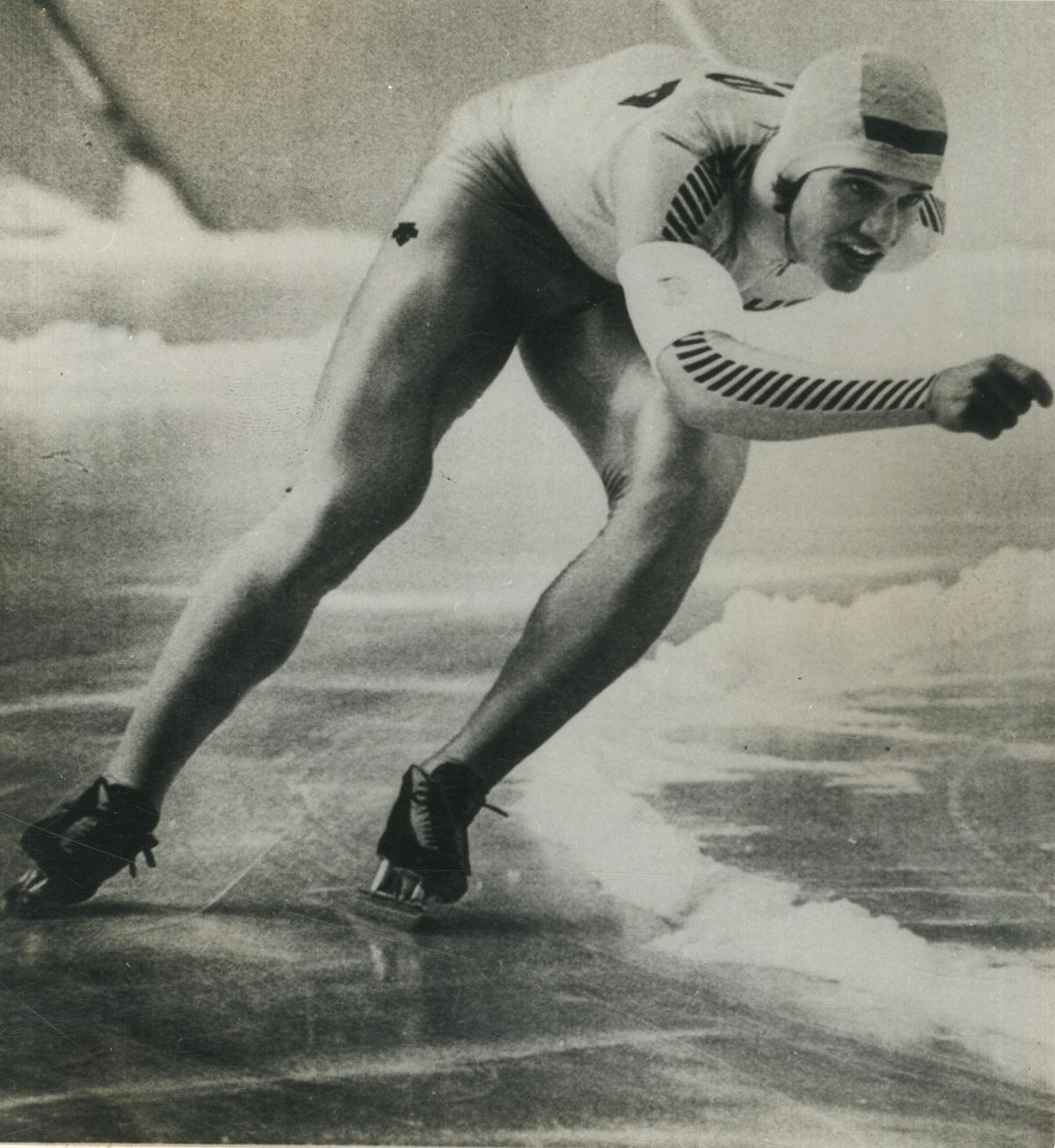 The most remarkable triumph of the 1980 Winter Olympics in New York was that of speed skater Eric Heiden.