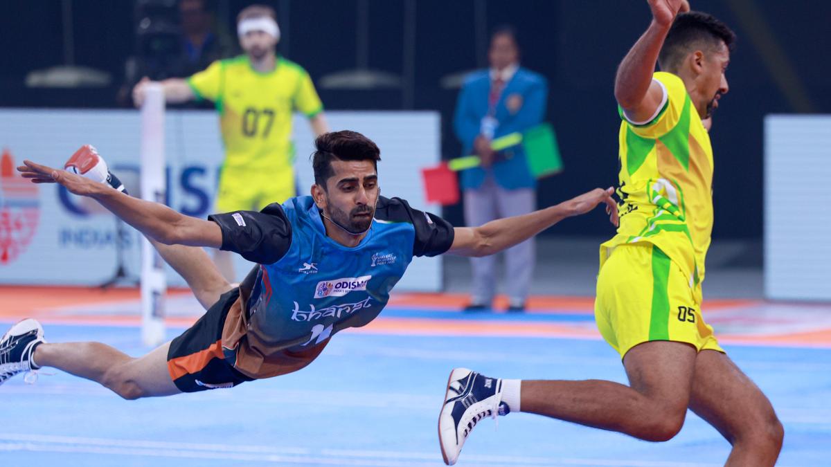 Kho Kho World Cup 2025: Indian men’s team beats Brazil 64-34, moves closer knockouts