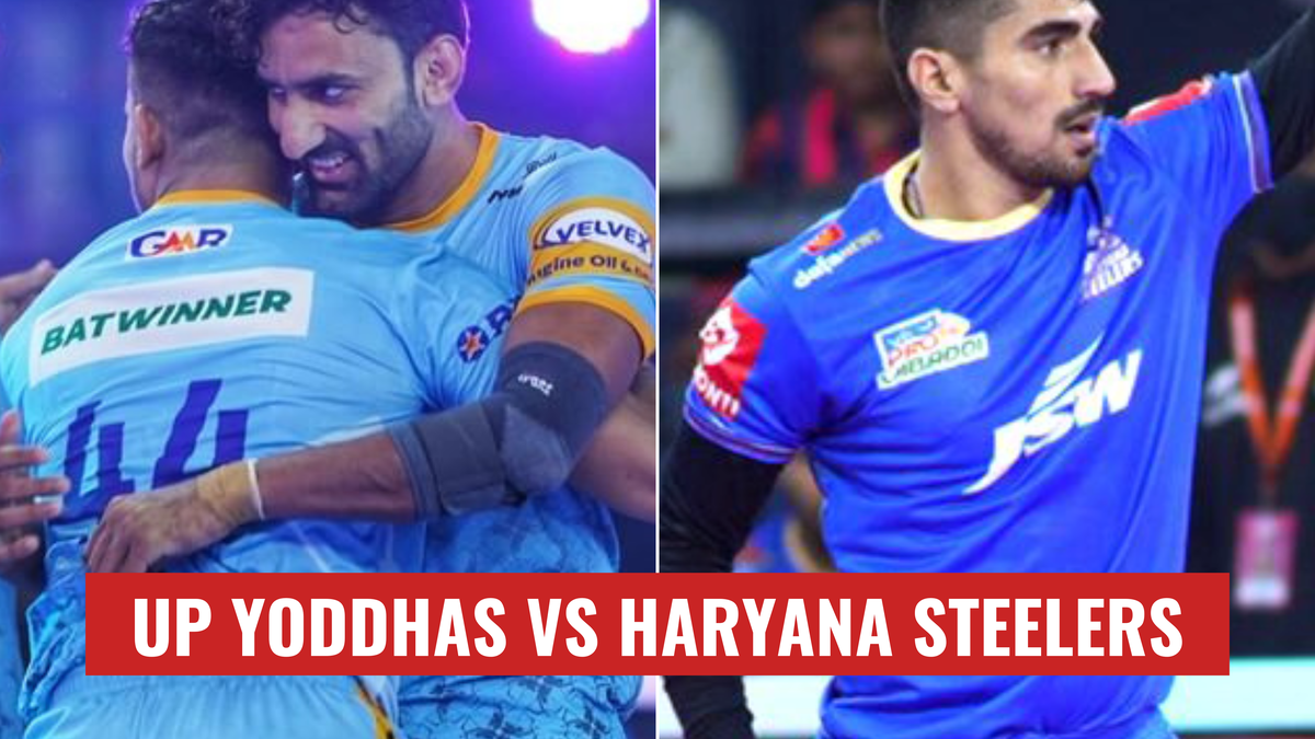 UP Yoddha 40-34 Haryana Steelers Highlights, Pro Kabaddi 2022: Surender Gill’s Super 10 moves Yoddhas to fifth; Narwal gets eight points