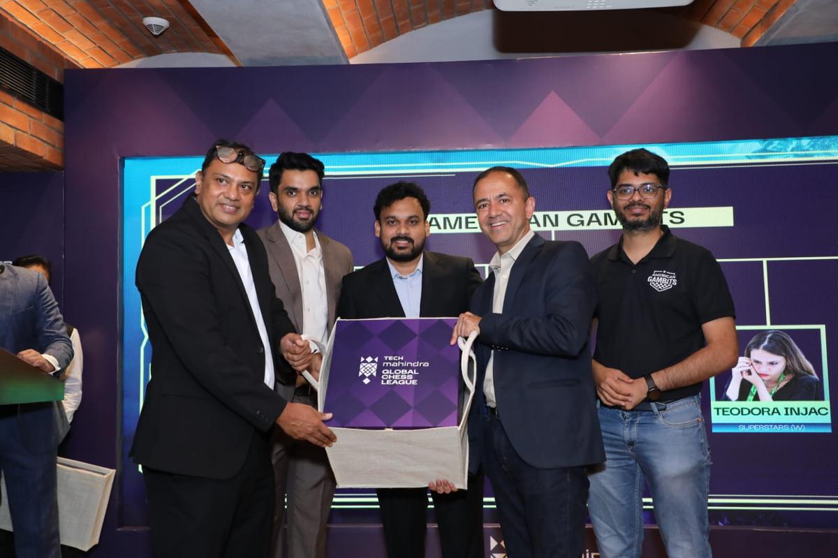 The American Gambits team during the Global Chess League Season 3 draft in Mumbai.  The American Gambits team during the Global Chess League Season 3 draft in Mumbai.