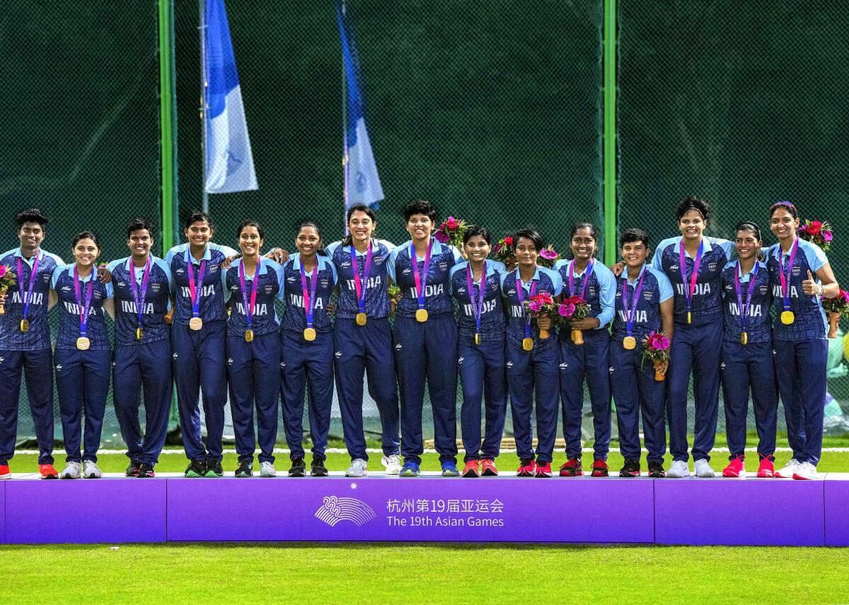 Indian women’s cricket team won gold medal at the Asian Games 2023. 