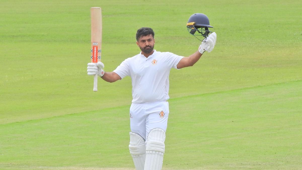 Ranji Trophy 2025-26: Karun Nair powers Karnataka to 371 with unbeaten century on rain-marred Day 2