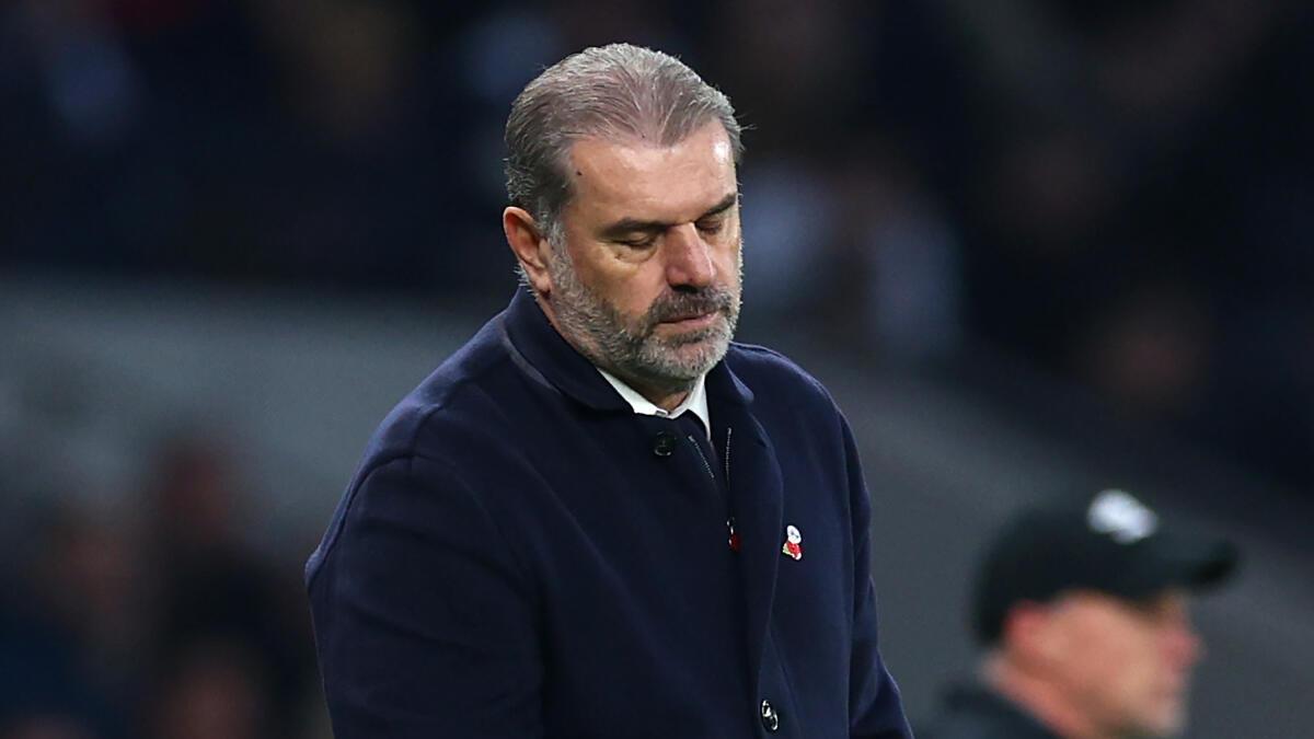 If we’re 10th at Christmas I’ll be under scrutiny, says Tottenham boss Postecoglou