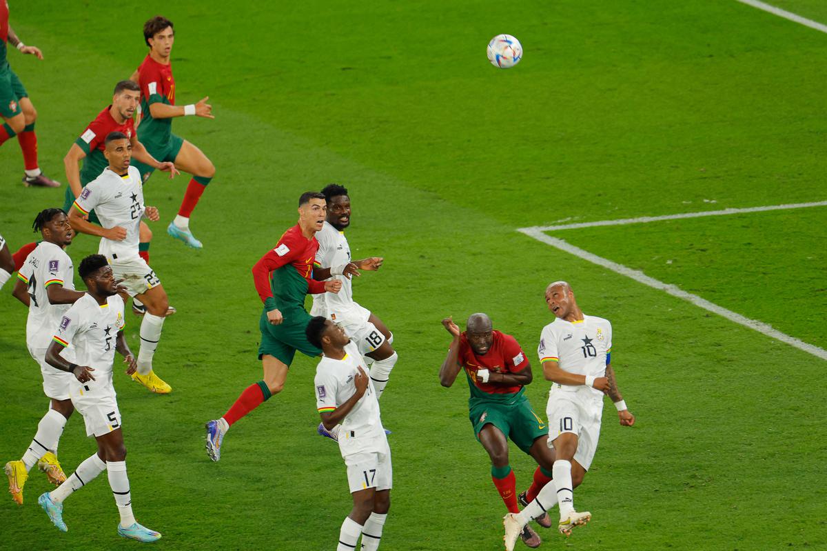 Ronaldo makes World Cup history as Portugal beats Ghana in tight 3