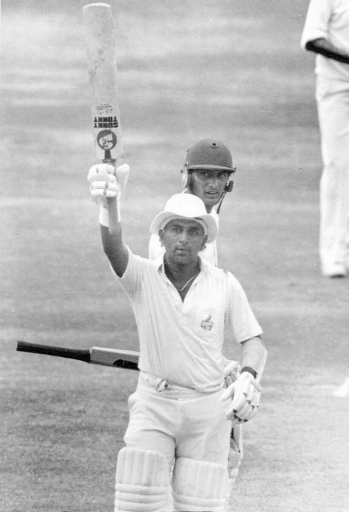 Gavaskar scored 96 against Pakistan on a minefield pitch of Bengaluru. 