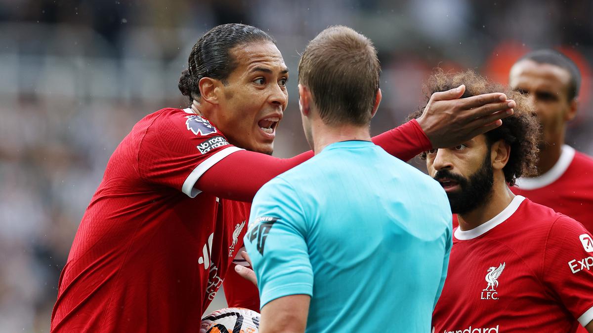 Van Dijk charged by FA over red card reaction, could face longer suspension