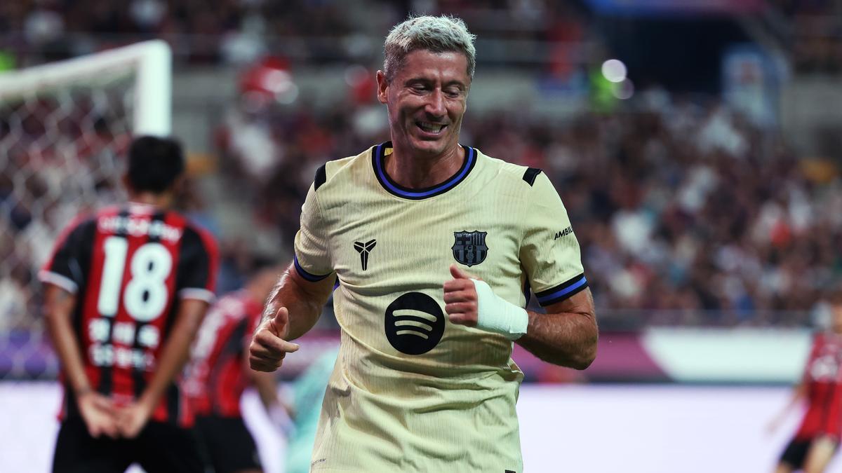 대구 vs 바르셀로나 훈련 장면