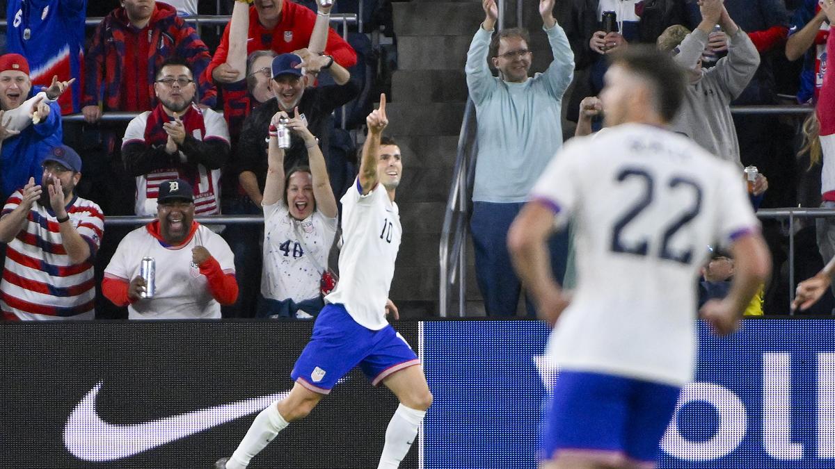 CONCACAF Nations League: Pulisic brace helps USA defeat Jamaica 4-2 in quarterfinal home leg, reach semifinals