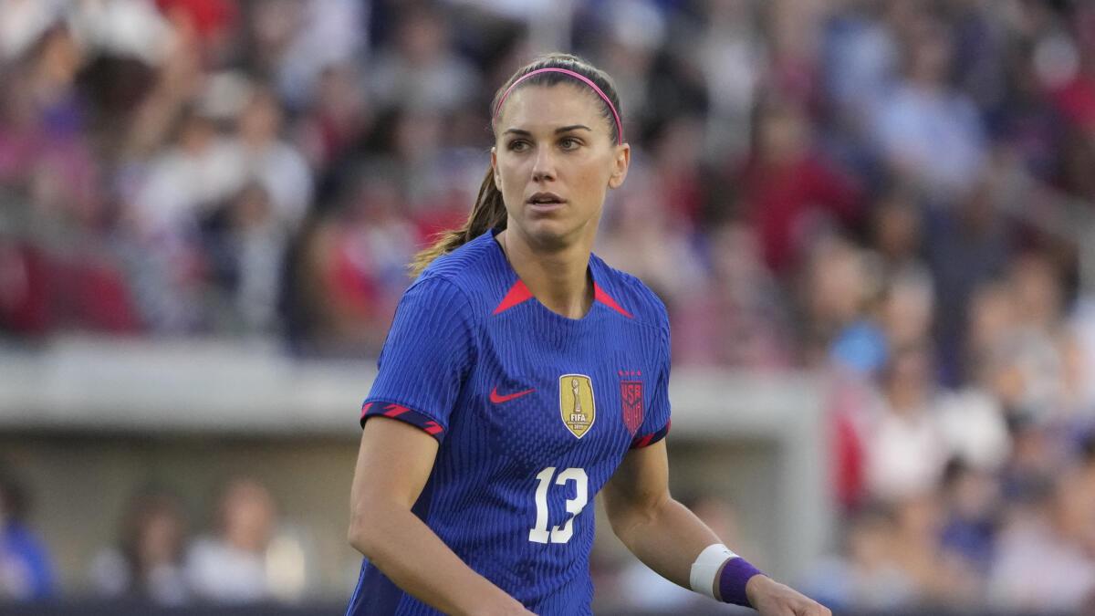 Inspirational Alex Morgan leads the line for USWNT in FIFA Women’s ...