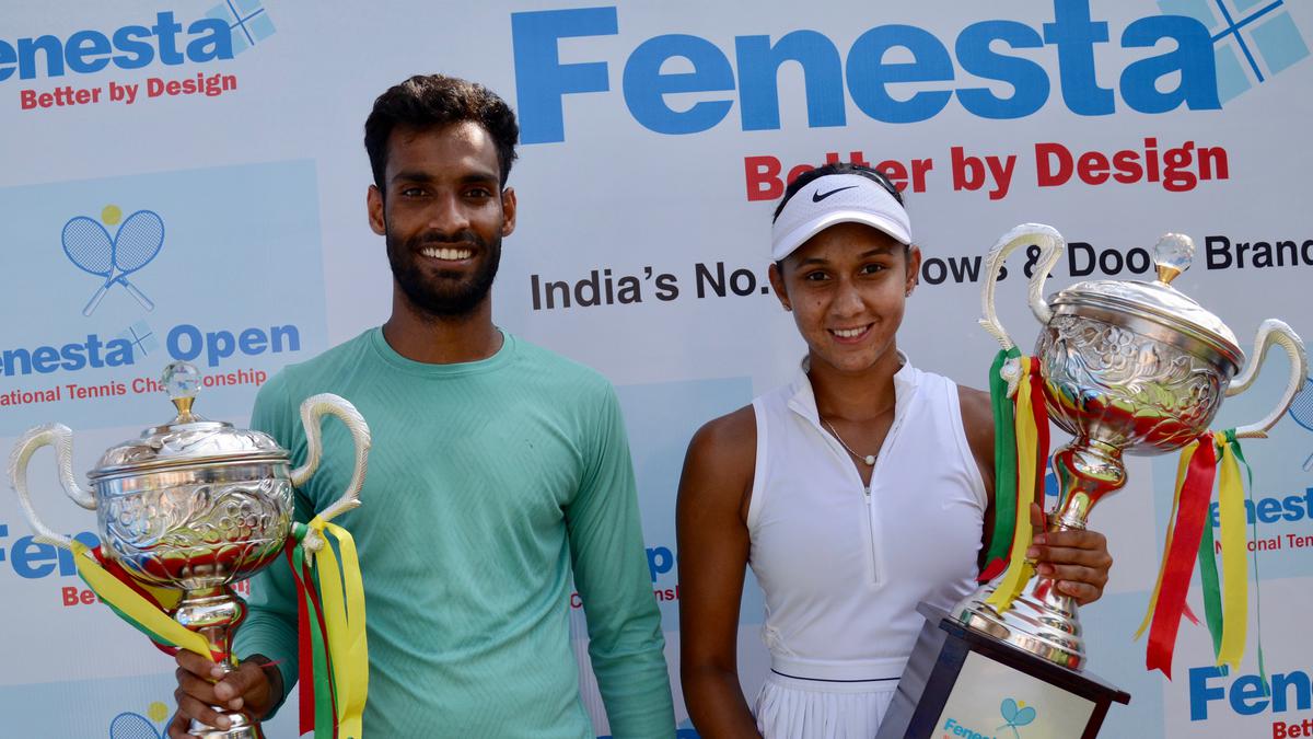 Fenesta National Tennis C’Ship: Siddharth, Shrivalli stand tall to lift title