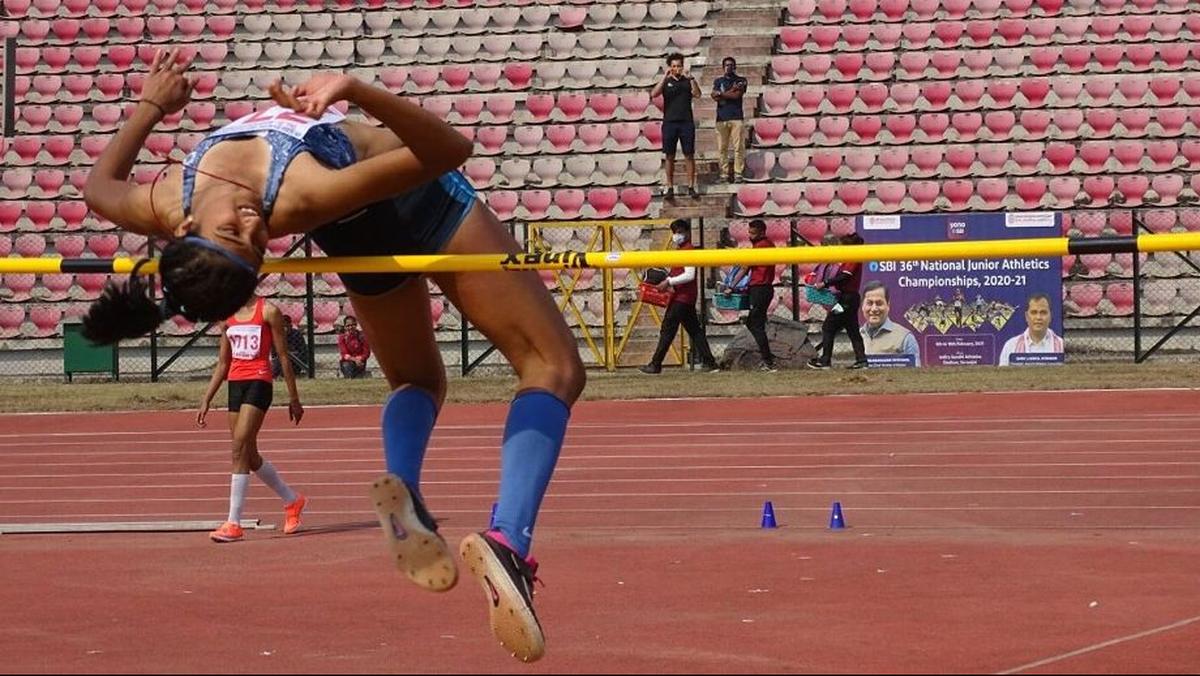 She had started as a high jumper, just like her mother, even setting an Under-16 National Record in the event in 2021 before switching events.
