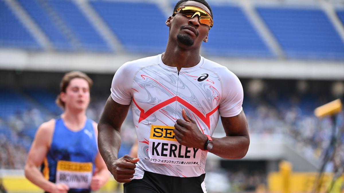 Fred Kerley calls out Marcell Jacobs after first 100m of season