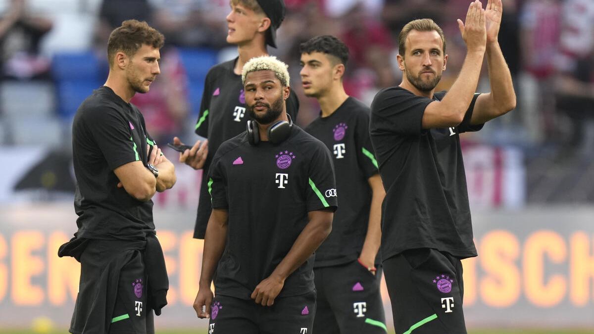 Harry Kane starts on the bench for Bayern Munich against Leipzig in German Super Cup final