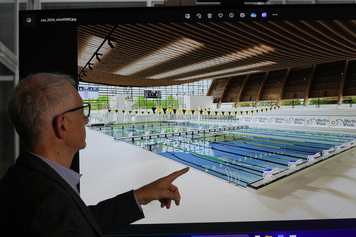 Las empresas italianas que fabrican la pista y las piscinas para los Juegos Olímpicos de París 2024 pretenden batir récords mundiales