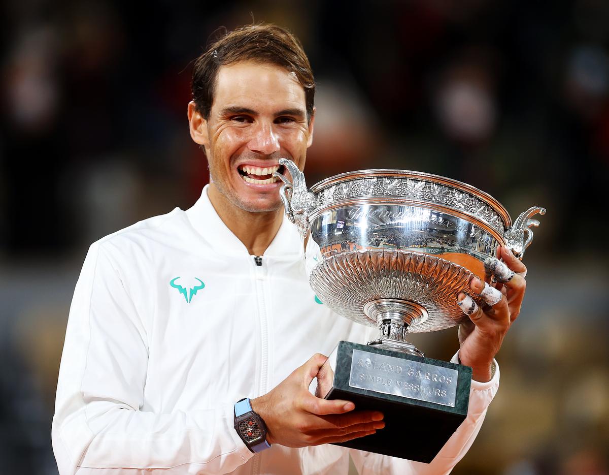 Nadal matched Federer’s record of 20 Grand Slam titles with his triumph at the French Open in 2020