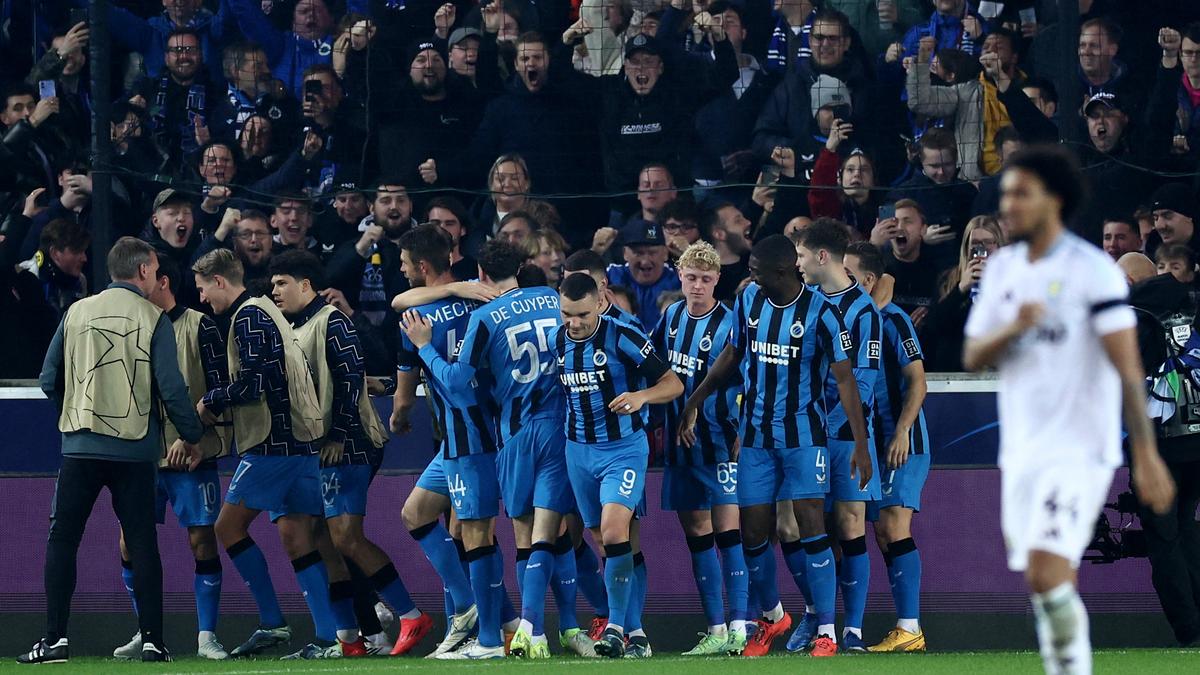 Champions League 2024-25: Bizarre Mings handball helps Brugge edge 1-0 win against Villa