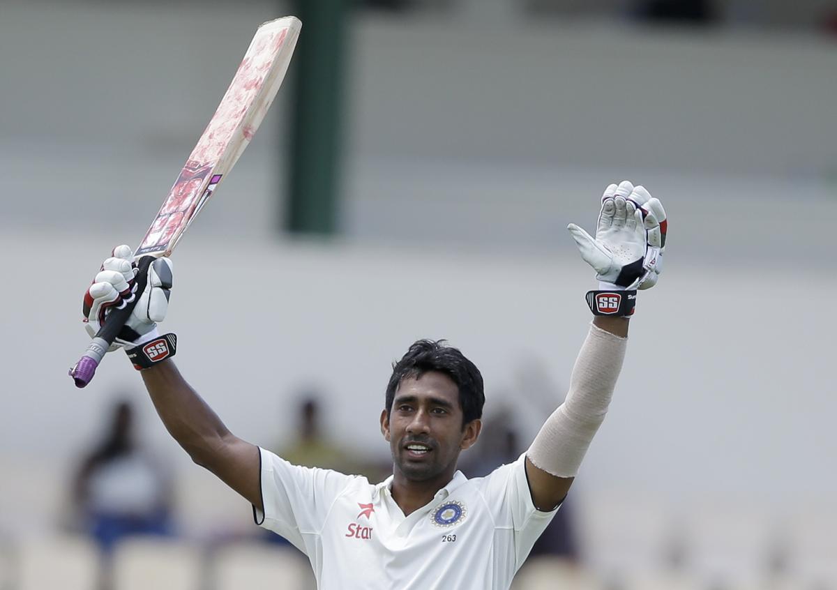 Saha ended his Test career with 1353 runs in 56 innings at an average of 29.41, with three centuries and six half-centuries.