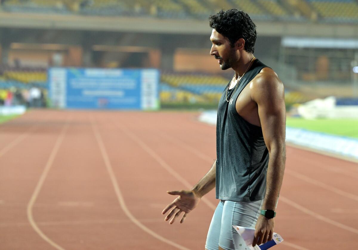 Tejaswin felt strangely calm ahead of the 1500m, the final event of the decathlon.