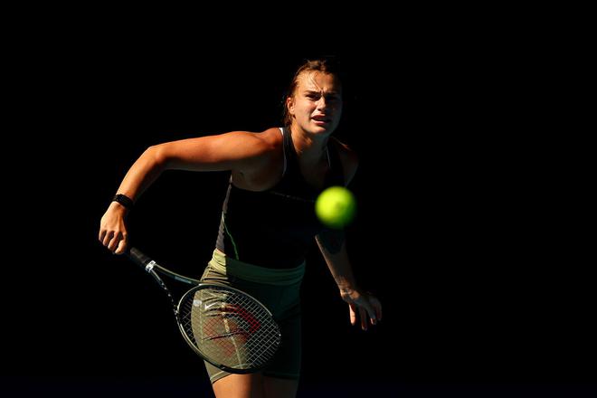 Sabalenka can suffer hugely from nerves, which were all too obvious at her two season-opening tournaments in Australia last year when she was reduced to tears as her serve collapsed.