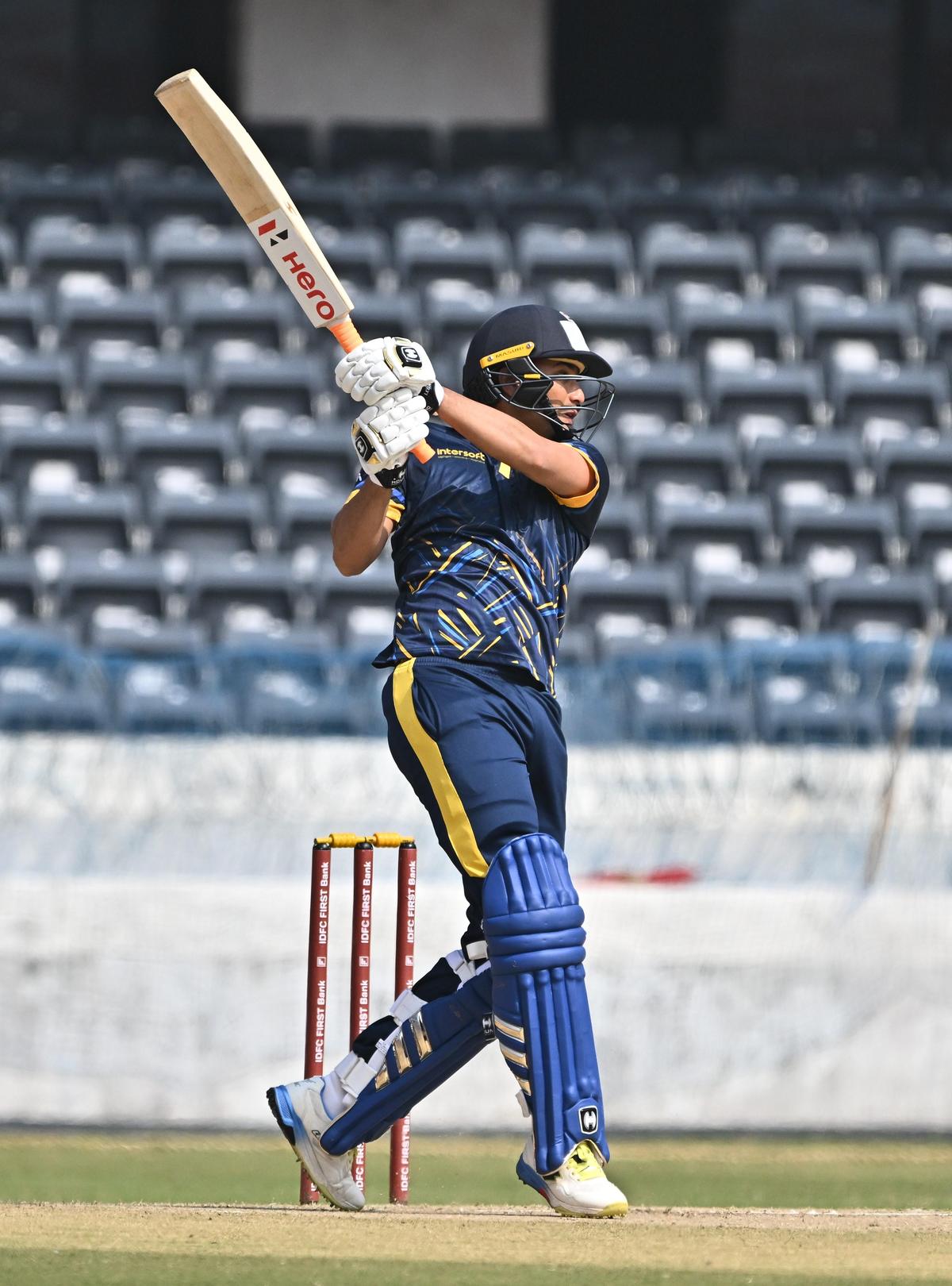 Abhishek Sharma, fresh from his breathtaking century against Bengal, brought out the pyrotechnics early, as he always does.