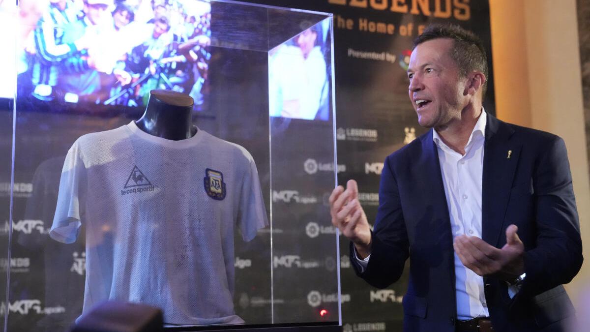 Matthäus Returns Maradona Jersey From 1986 World Cup Final - Sportstar