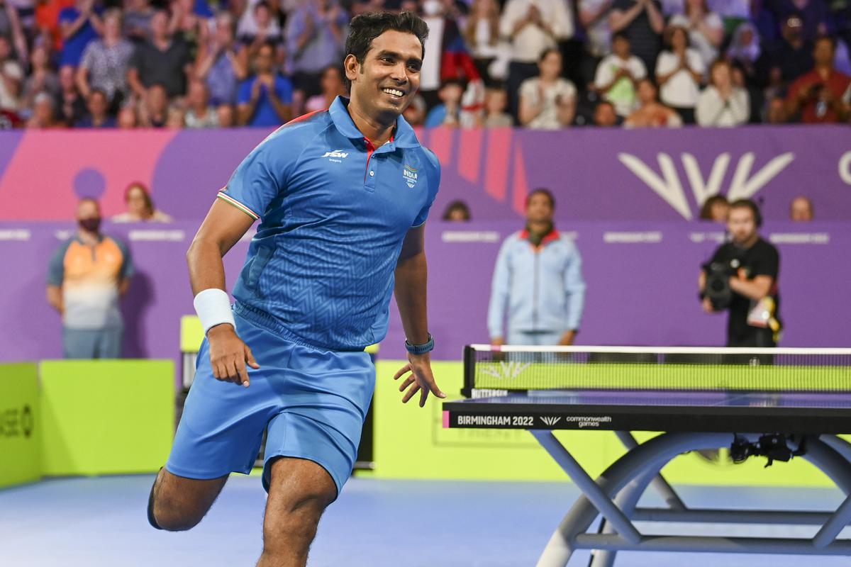 Sharath Kamal wins gold in table tennis mens singles at Commonwealth Games 