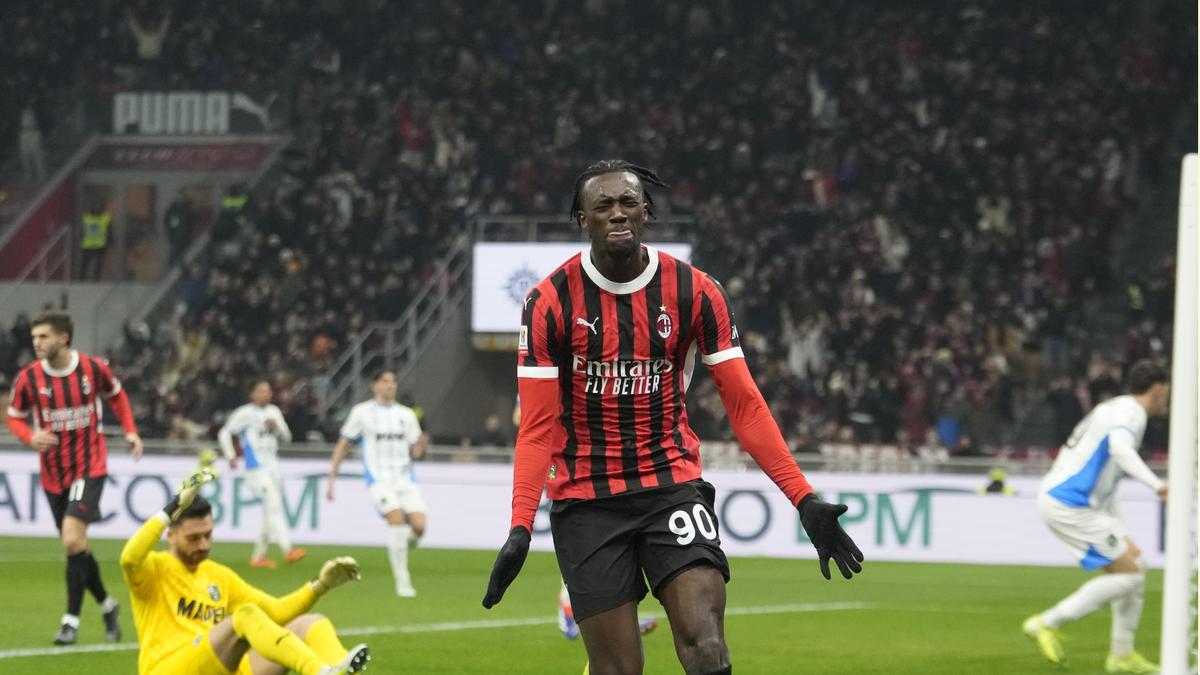 Coppa Italia: AC Milan marches into quarterfinals with 6-1 win over Sassuolo