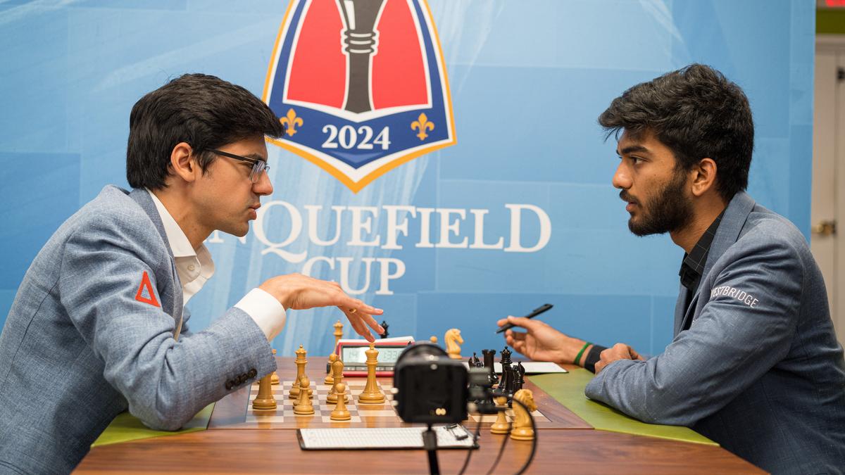 Sinquefield Cup: Gukesh draws with Giri; Praggnanandhaa holds off Caruana in round eight