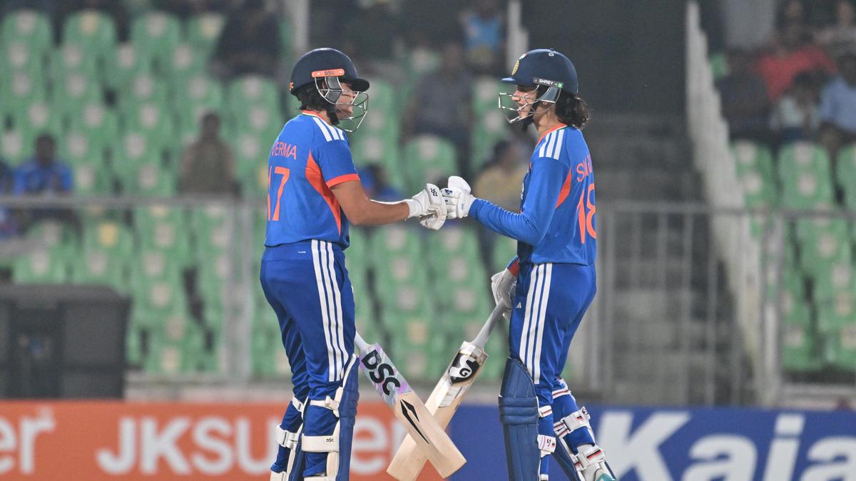 India women’s team scores 221 against Sri Lanka, its highest score in T20Is