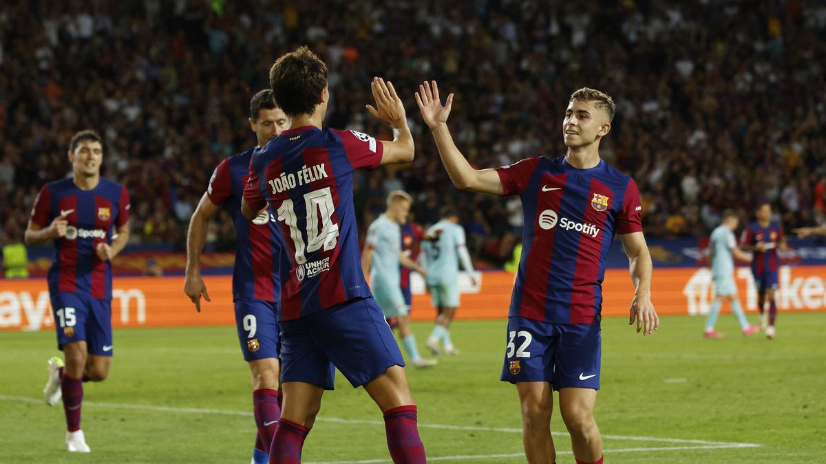 UEFA Champions League: Barcelona opens UCL campaign with 5-0 rout of ...