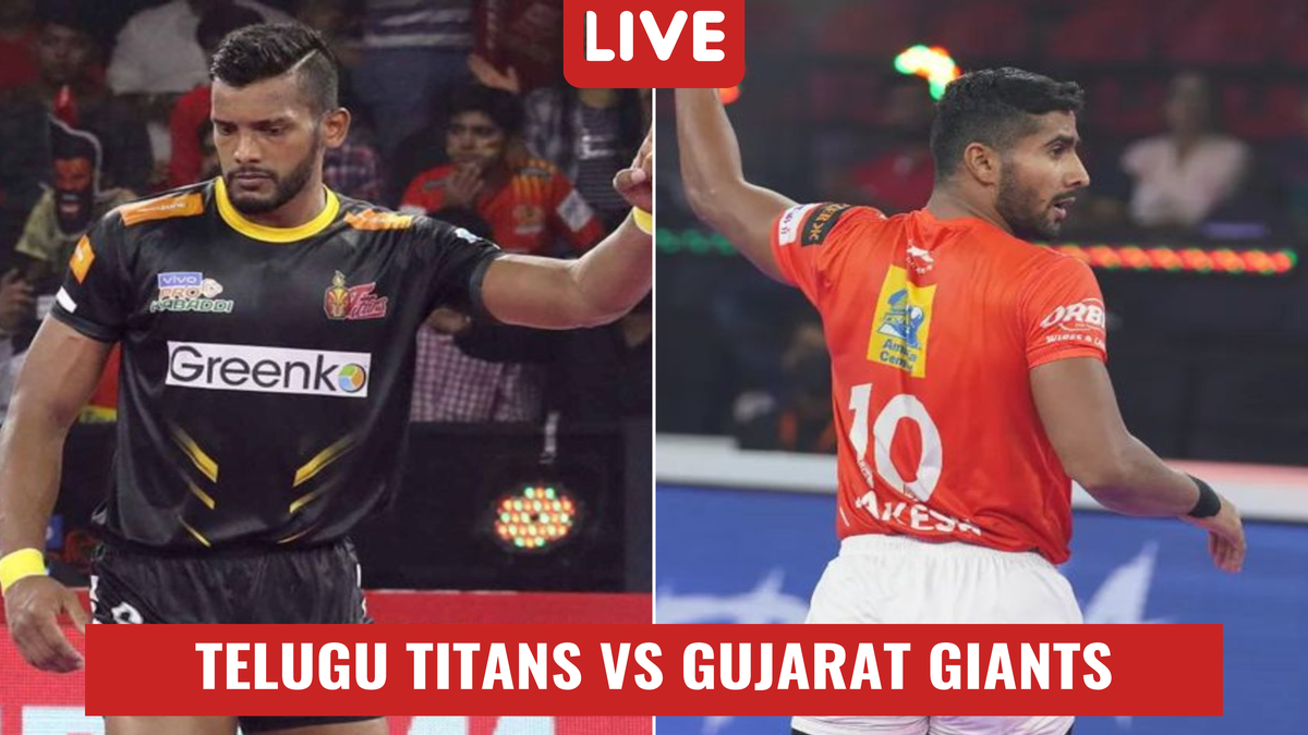 Telugu Titans 19-30 Gujarat Giants Highlights, Pro Kabaddi 2022: Rakesh, Sourav Gulia hand Gujarat fourth win