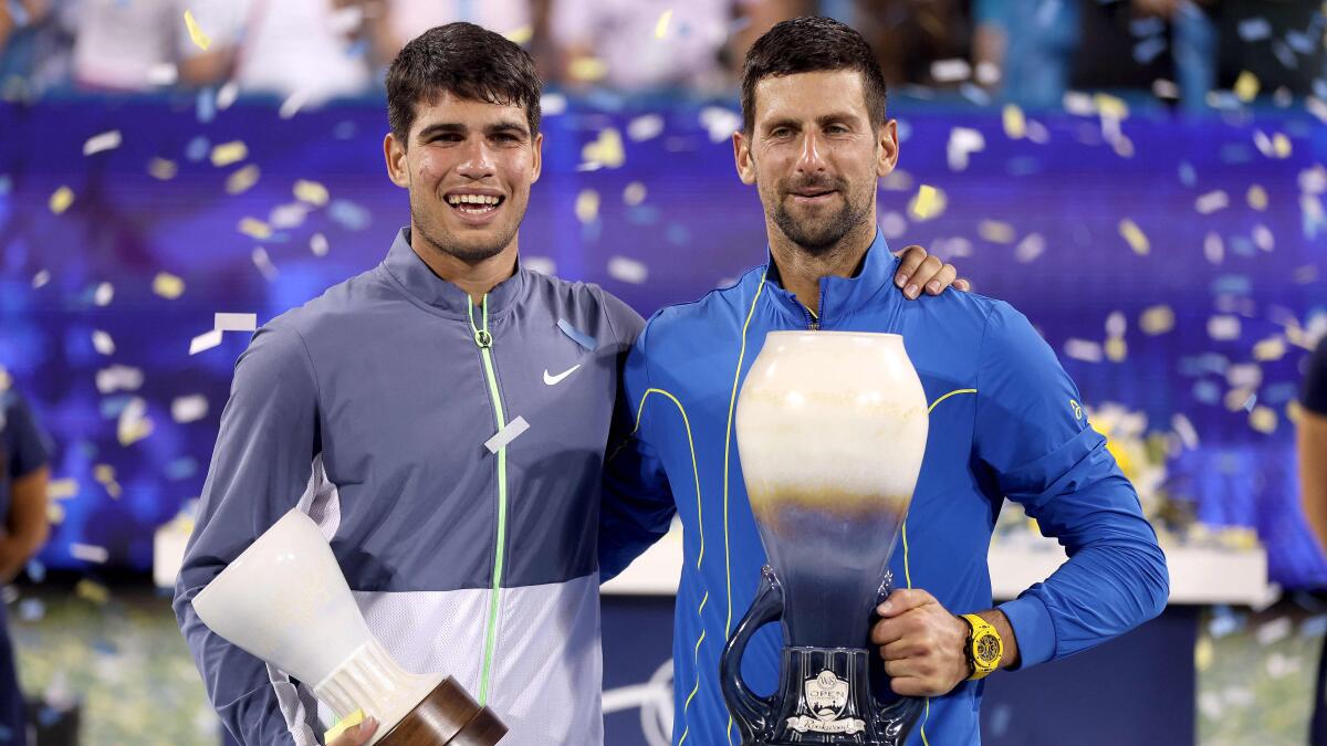 Novak Djokovic, Carlos Alcaraz relish U.S. Open collision course