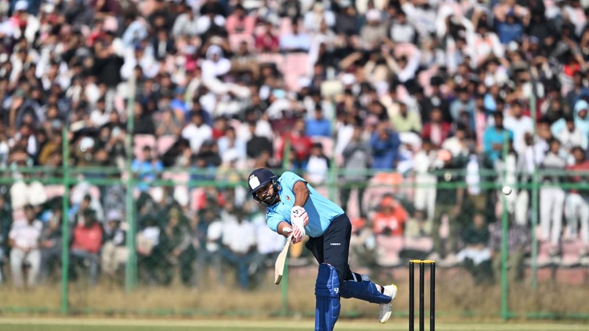 Rohit Sharma in action