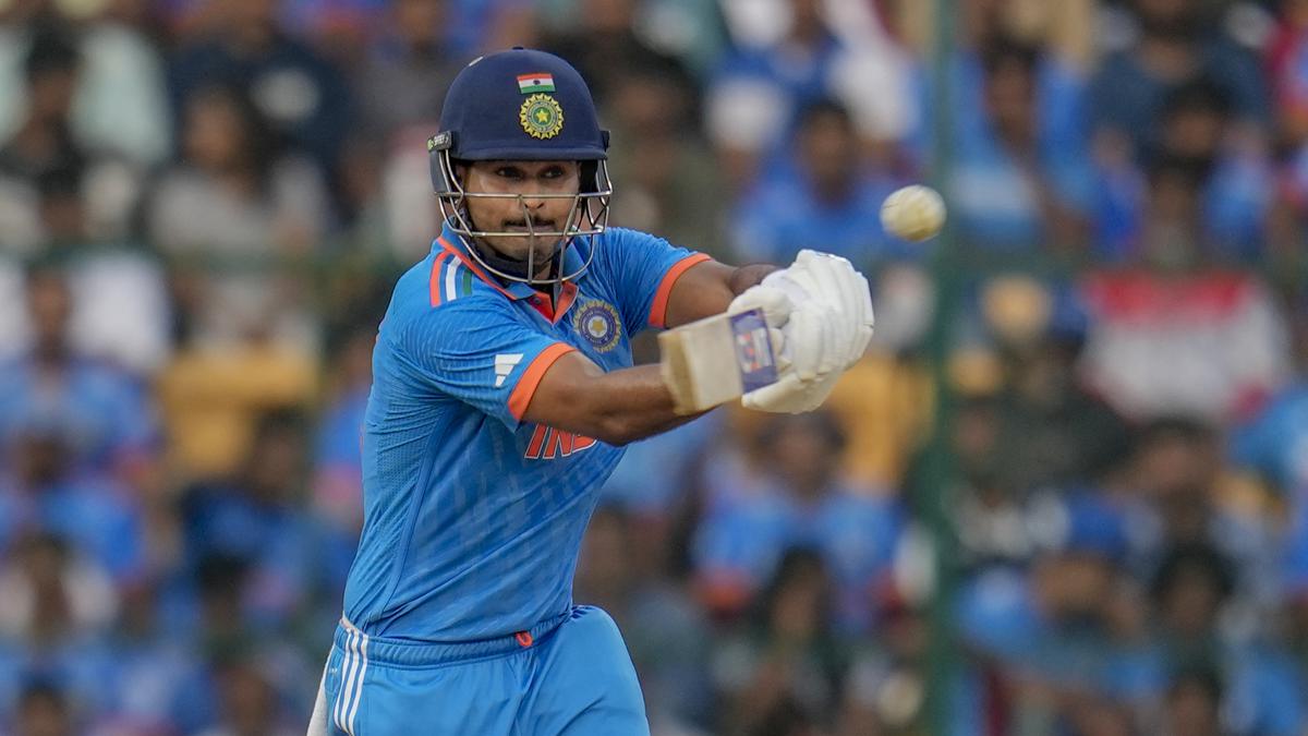 Shreyas Iyer scores maiden World Cup hundred during IND vs NED - Sportstar