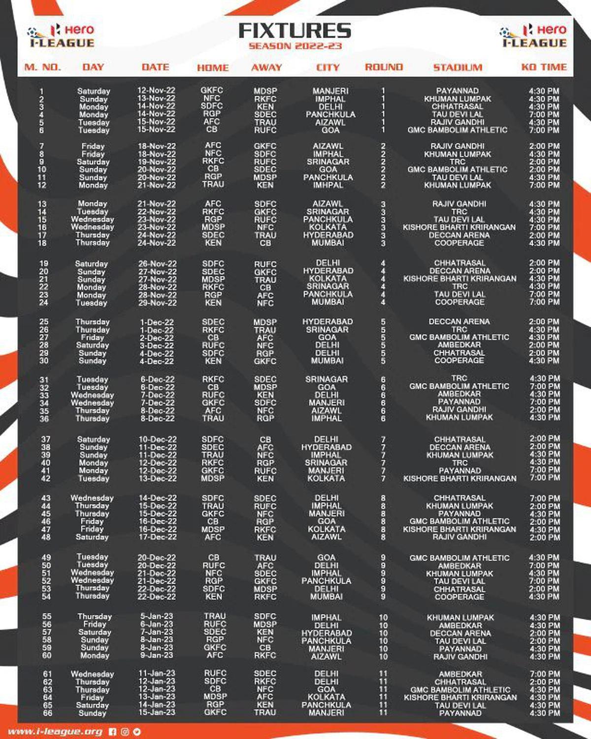 Free Arsenal 2022/23 fixtures printable wallcharts
