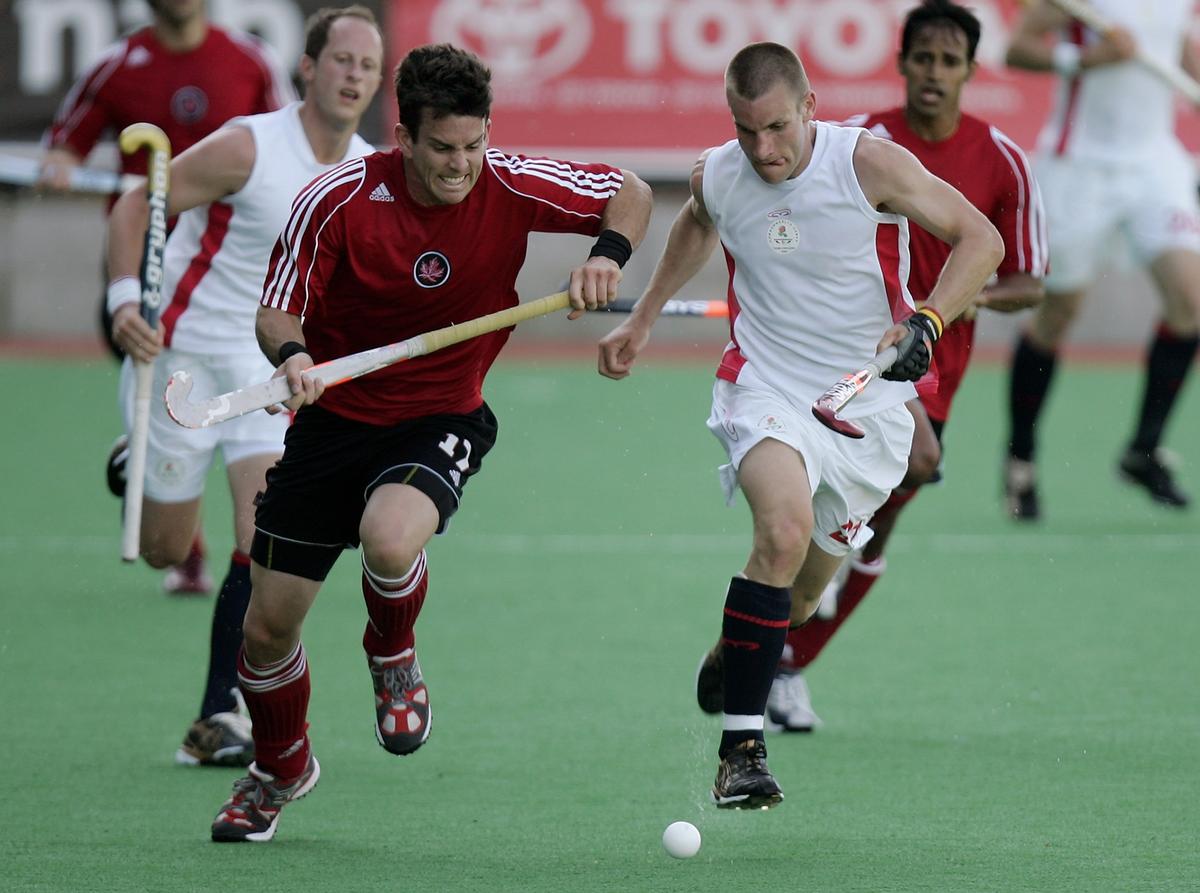 FILE PHOTO: Bleby (right) was also a key part of the Great Britain squad that qualified for the 2008 Beijing Olympics.