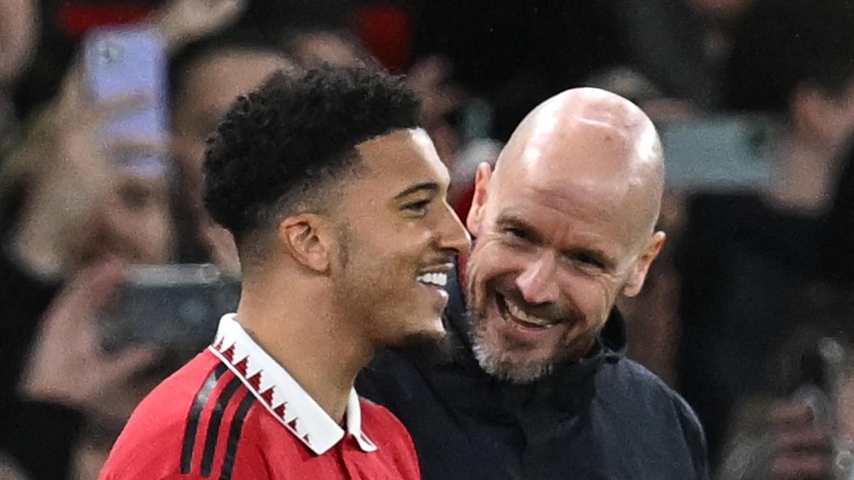 Sancho back training with Man United after positive meeting with Ten Hag