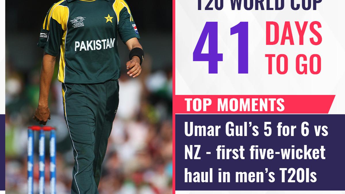 T20 World Cup, 41 days to go: Top moments - Umar Gul’s 5 for 6 against New Zealand - first five-wicket haul in men’s T20Is