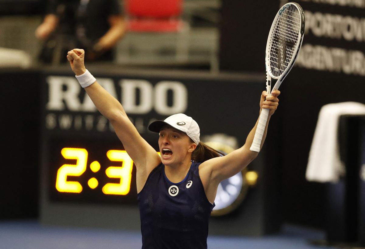 WTA Ostrava Open Iga Swiatek reaches final, to face Krejcikova