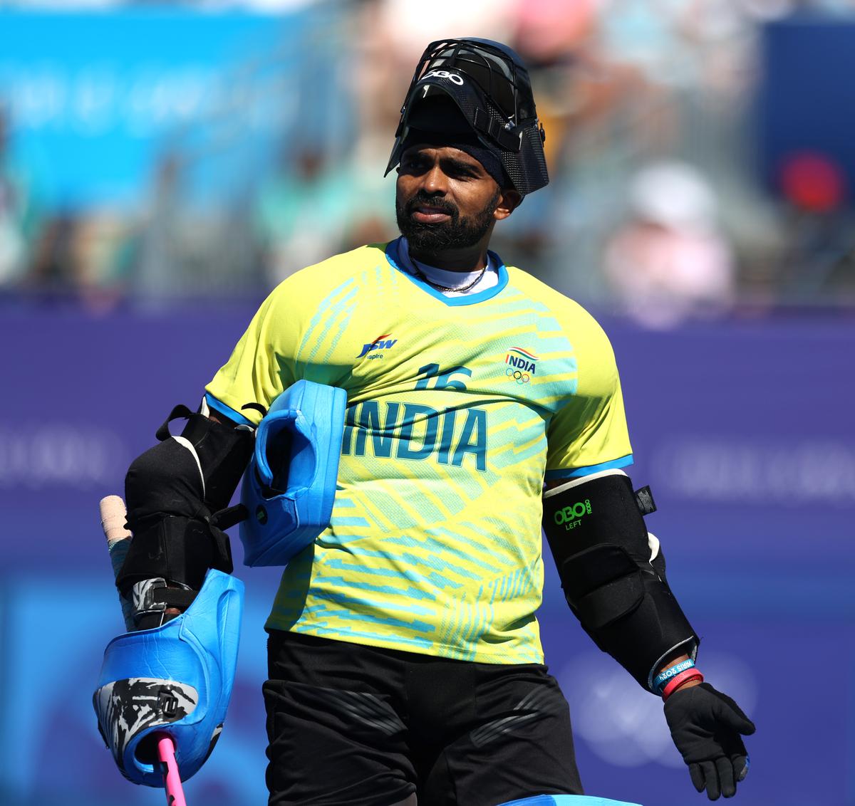 Indian goalkeeper PR Sreejesh.