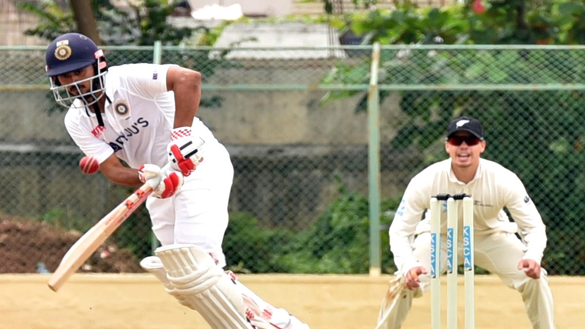 Priyank Panchal, K.S. Bharat steady India A innings after early setbacks against New Zealand A