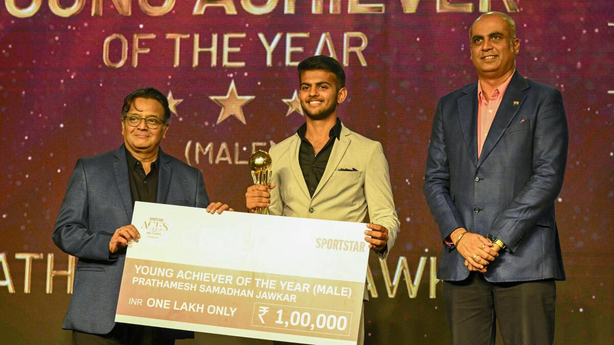 Sportstar Aces Awards 2024: Prathamesh Jawkar wins Young Achiever of the Year (Male) Award