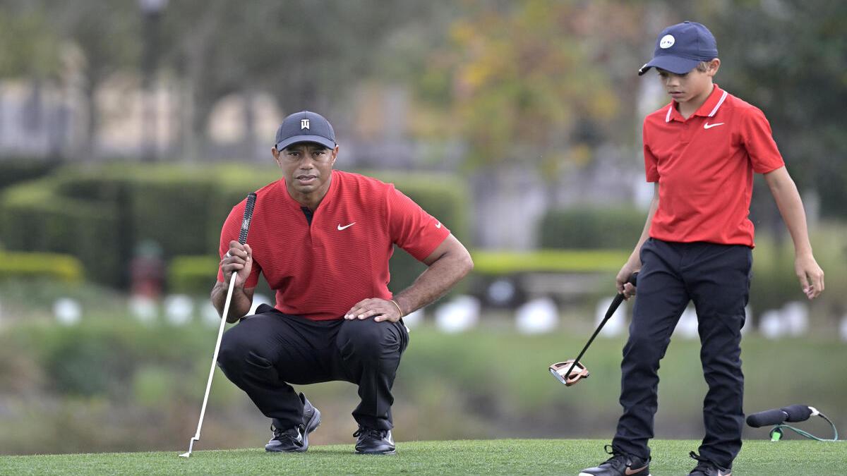 Tiger Woods to compete with son Charlie at PNC Championship in December