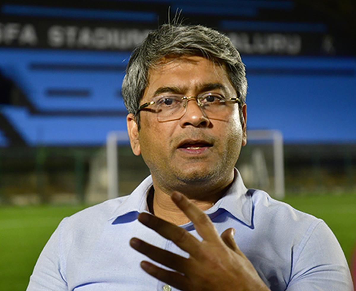 Kalyan Chaubey, President of the All Indian Football Federation (AIFF). 