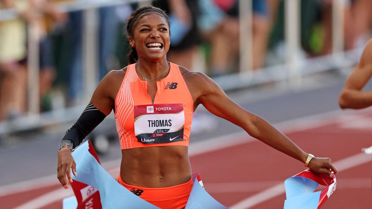 Gabby Thomas records world-leading 200m time with 21.60-second finish ...