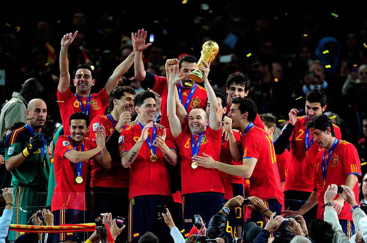 1 world cup. Сборная команда Испания 2010.