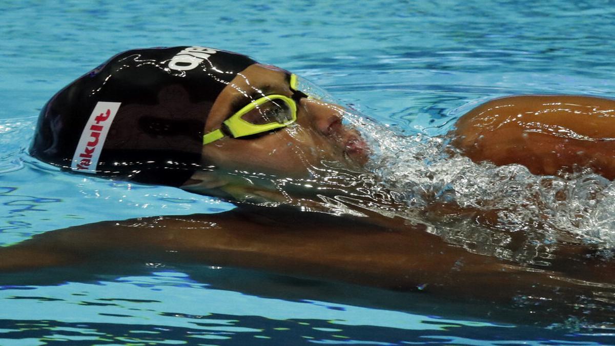 World Swimming Championships: Srihari Nataraj breaks own national record